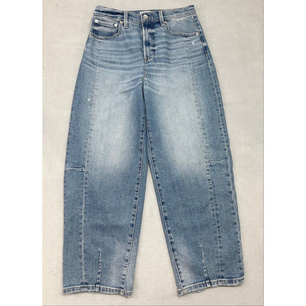 Pistola Eli High Rise Barrel Jeans Rhythm Vintage Blue Size 27 - Picture 4 of 12